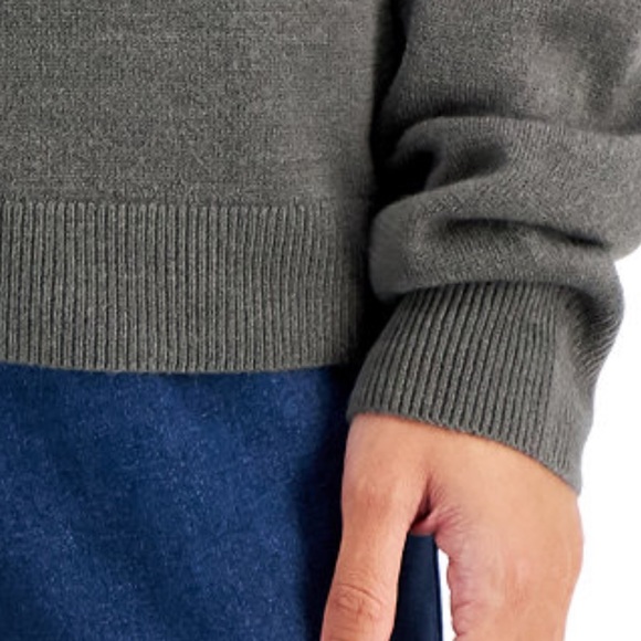 Karen Scott ultra-soft sweater cotton mock neck - Picture 2 of 3